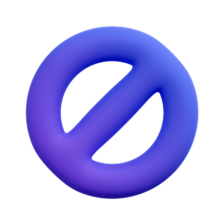 Blocked  3D Icon