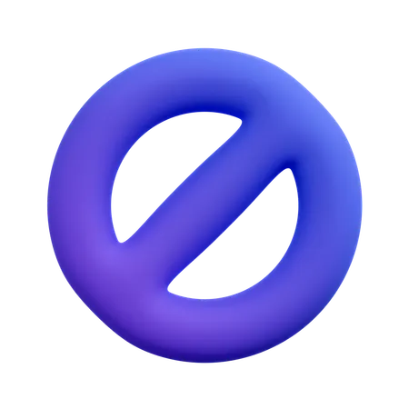 Blocked  3D Icon