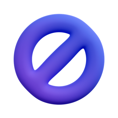 Blocked  3D Icon