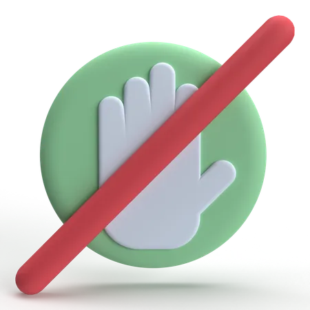 Blocker  3D Icon