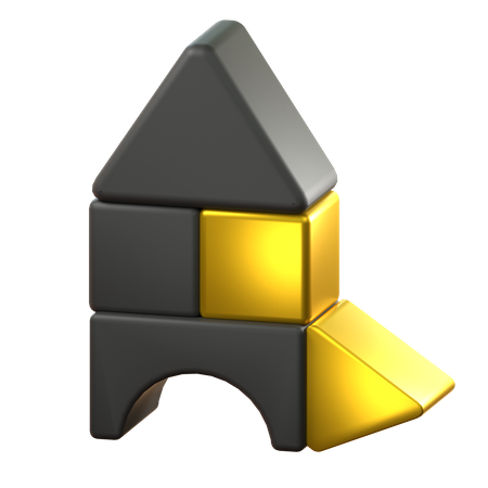 Blockhaus  3D Icon