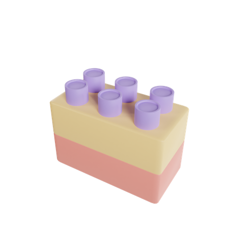 Blocks  3D Icon