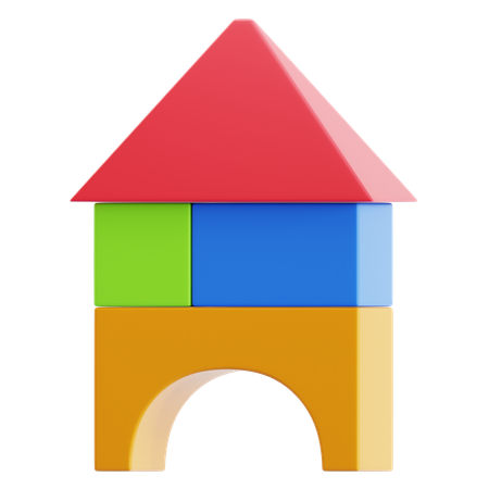 Blocks  3D Icon