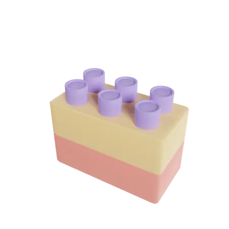 Blocks  3D Icon