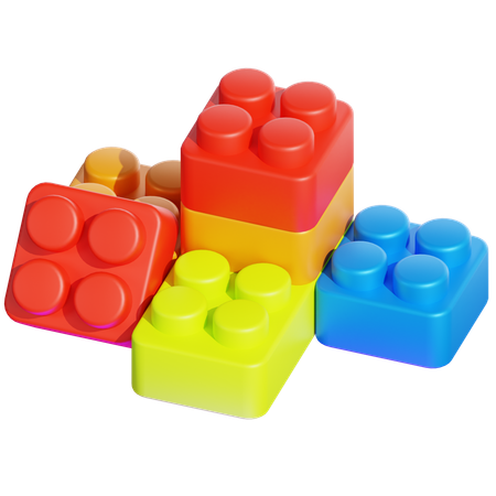 Bloco de lego  3D Icon