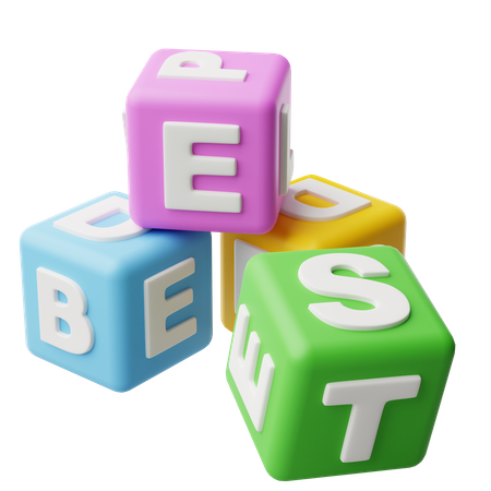 Bloco de letras  3D Icon