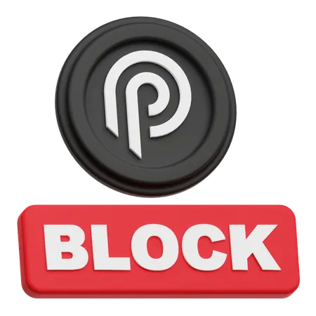 Bloco de rede pyth  3D Icon