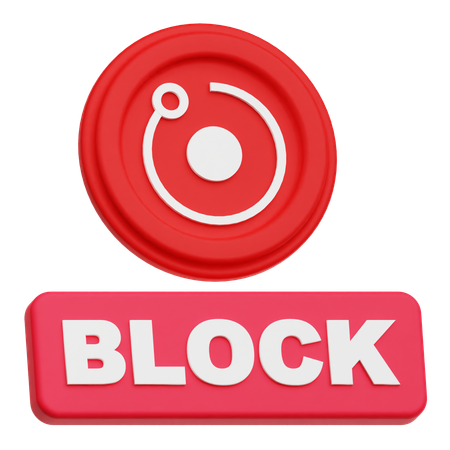 Bloco de renderização  3D Icon