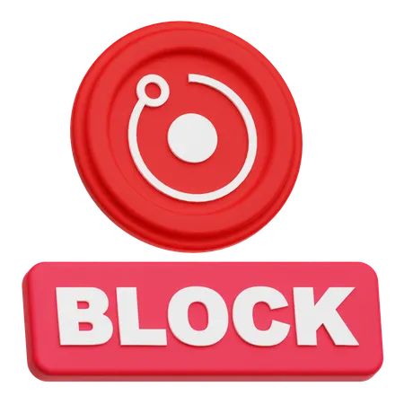 Bloco de renderização  3D Icon