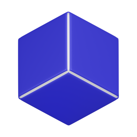 Bloco digital  3D Icon