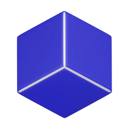 Bloco digital  3D Icon