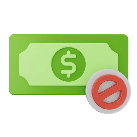 Bloquear dinheiro dólar  3D Icon