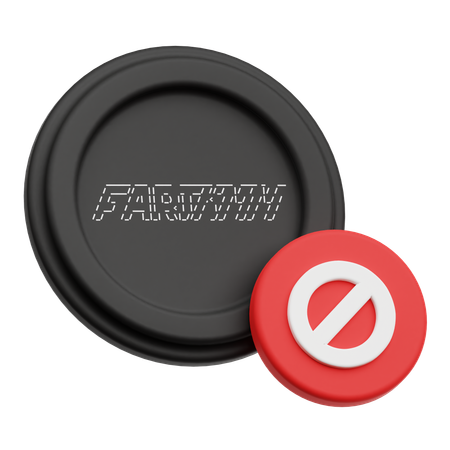 Bloco fartcoin  3D Icon