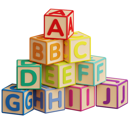Blocos de alfabeto  3D Icon