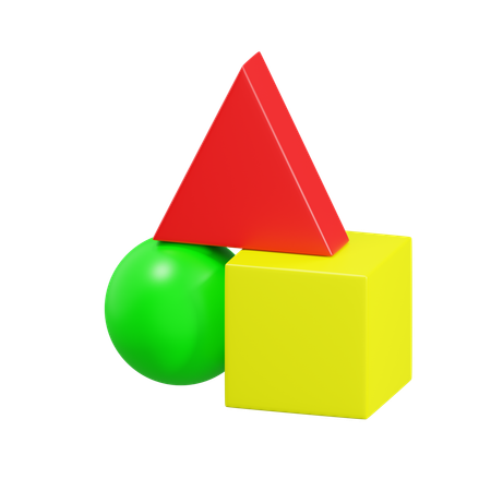 Brinquedos de bloco  3D Icon