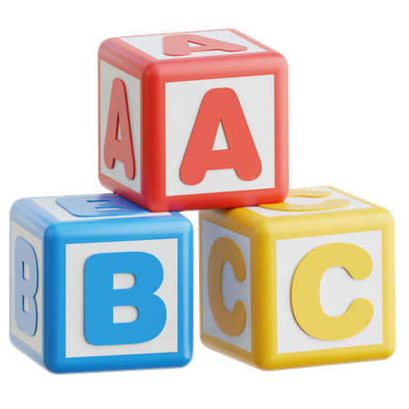 Blocos de alfabeto  3D Icon