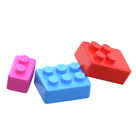 Blocos de brinquedo  3D Icon