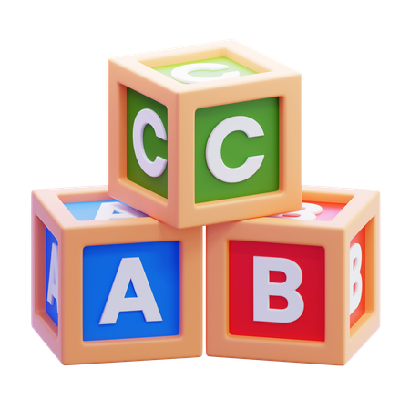 Blocos de alfabeto  3D Icon