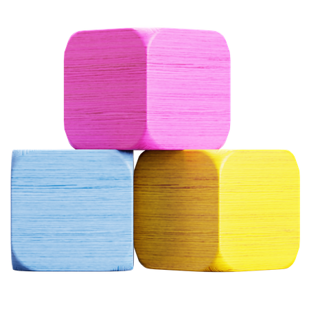 Blocs  3D Icon