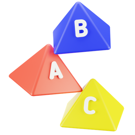 Blocs alphabétiques  3D Icon