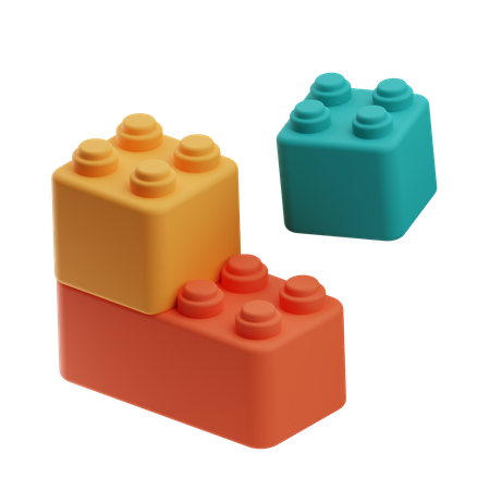 Blocs de construction  3D Icon