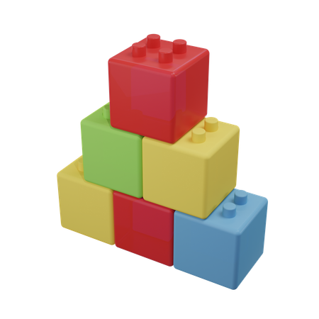 Blocs de construction  3D Icon