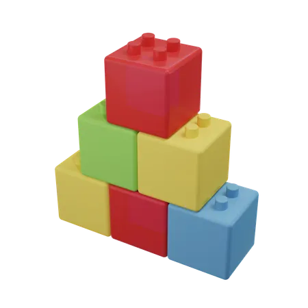 Blocs de construction  3D Icon