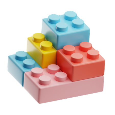 Blocs de construction  3D Icon