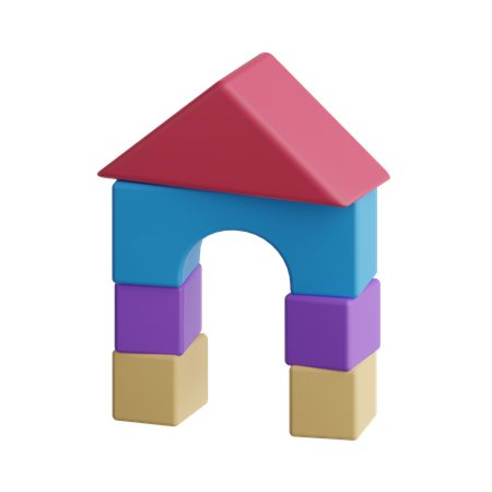 Jouet de blocs de construction  3D Icon