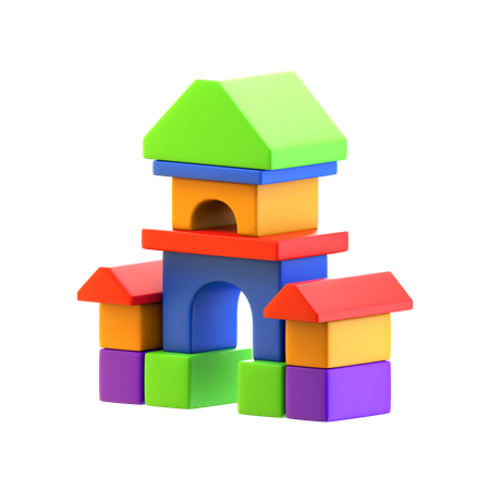 Jouets de blocs de construction  3D Icon