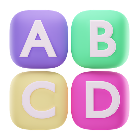 Blocs de jouets  3D Icon