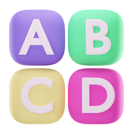 Blocs de jouets  3D Icon