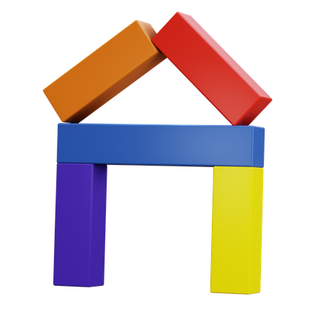 Blocs de jouets  3D Icon