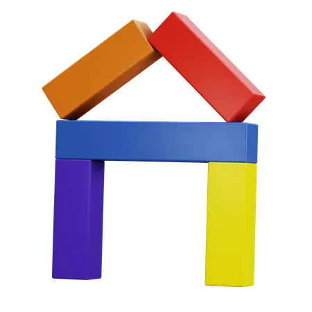 Blocs de jouets  3D Icon