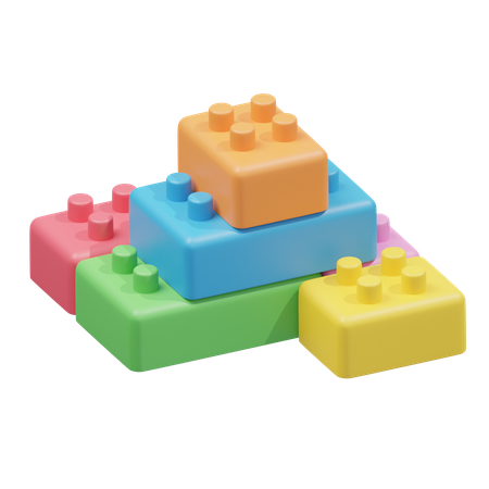 Blocs LEGO  3D Icon