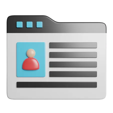 Blog  3D Icon