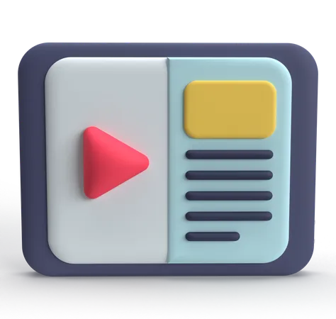 Blog  3D Icon