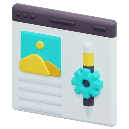 Blog  3D Icon