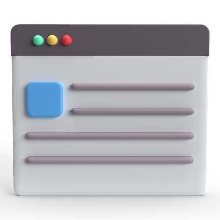 Blog  3D Icon