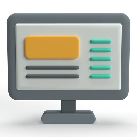 Blog  3D Icon