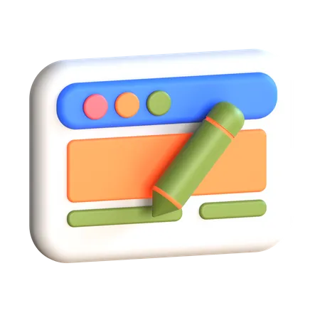 Blog  3D Icon