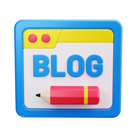 Blogeintrag  3D Icon