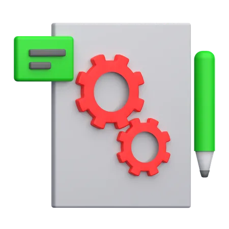 Blog Management  3D Icon