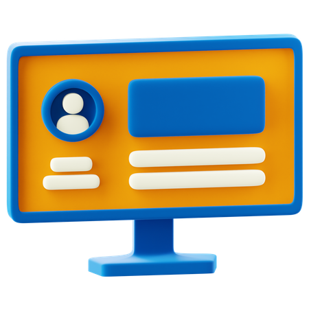Blog personnel  3D Icon