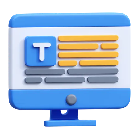 Blogs en ligne  3D Icon