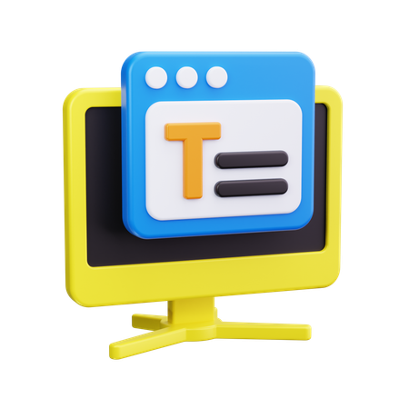 Bloguear  3D Icon