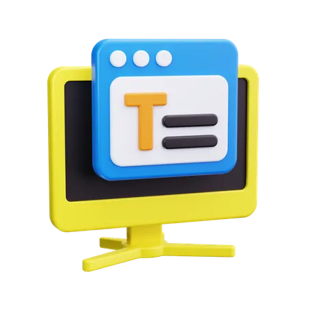 Bloguear  3D Icon