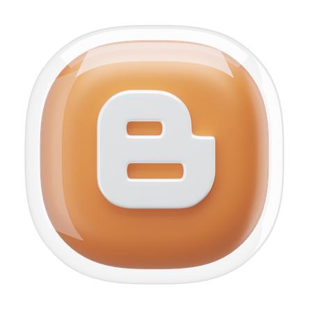 Blogueiro  3D Icon