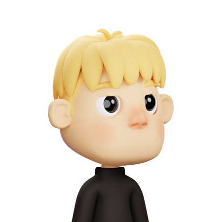 Blonde Male  3D Icon