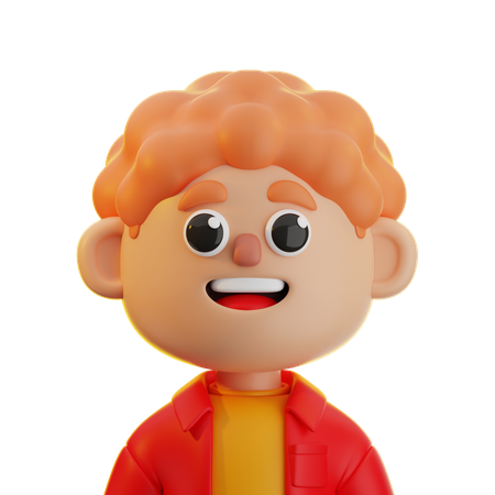 Blonder Junge  3D Icon